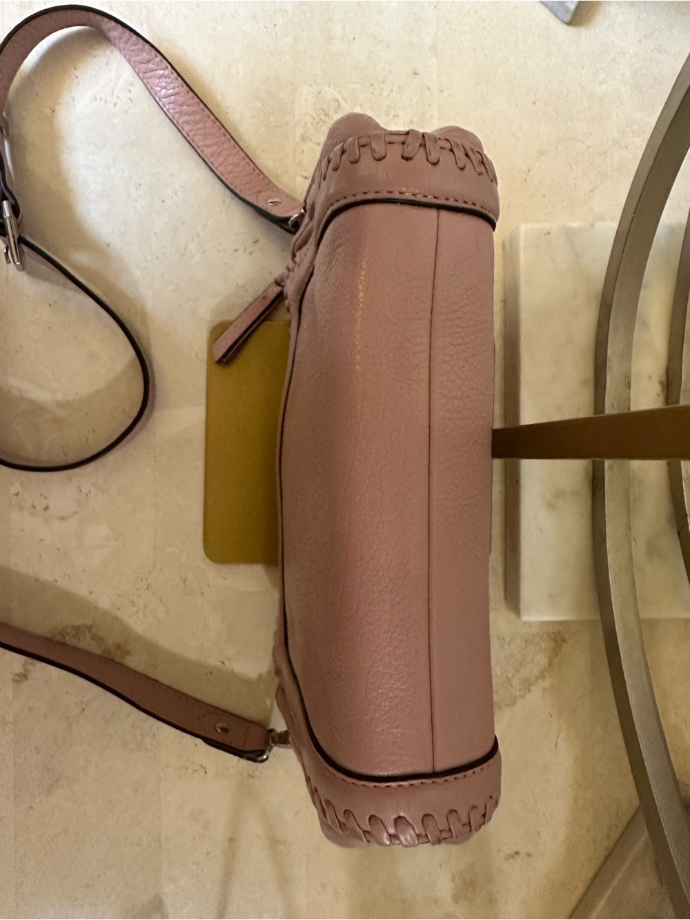 orYANY Pink Leather Crossbody Bag - Women - Picture 5 of 14